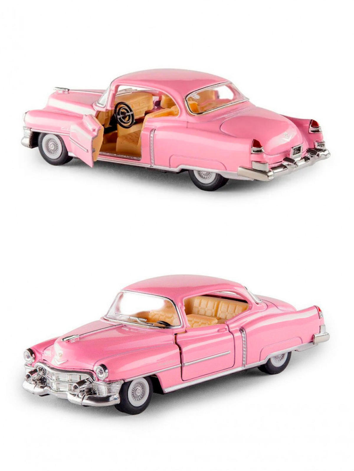 Kinsmart  1953 Cadillac  62 Series Metal Çek Bırak Araba Pembe