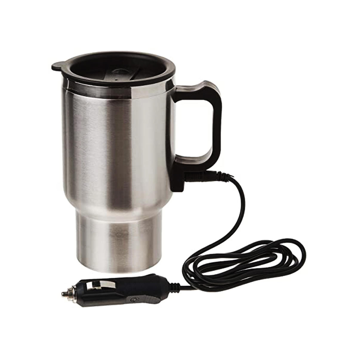 ARAÇ - OTO- 12V ÇELİK BARDAK KETTLE SU ISITICISI ÇAKMAKLIK FİŞLİ (3877)