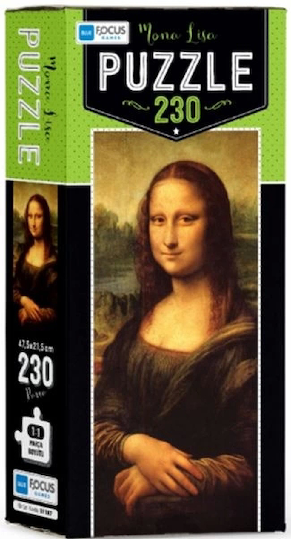 Blue Focus Mona Lisa - Puzzle 230 Parça