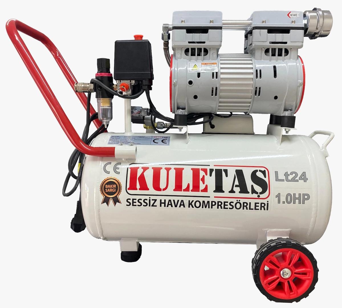 Kuletaş Süper Sessiz Yağsız Hava Kompresörü 24 Litre