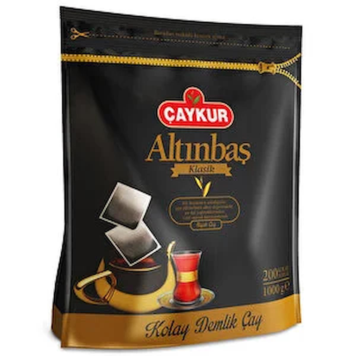 Çaykur Altınbaş Demlik Poşet Siyah Çay 200'lü