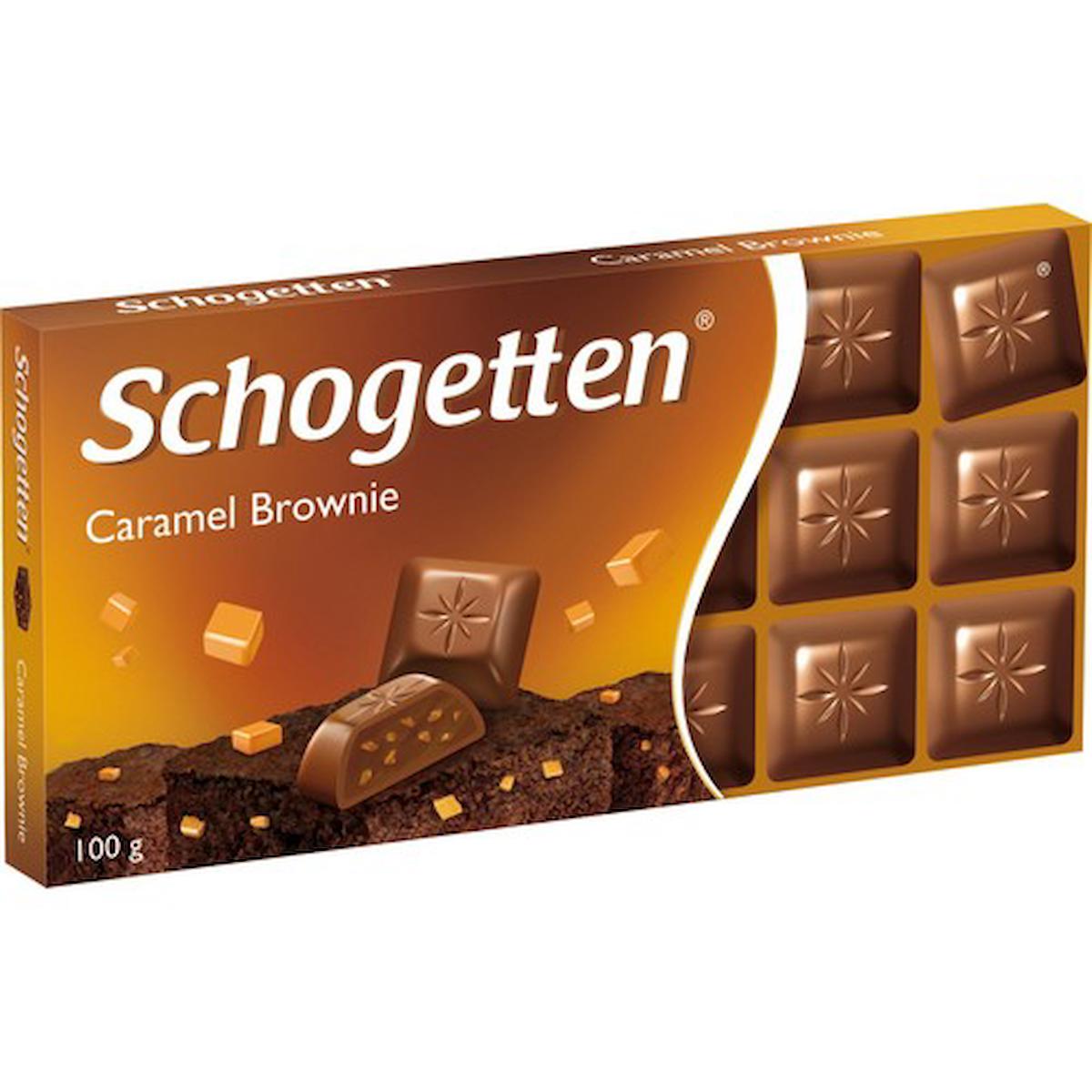 Schogetten Caramel Brownie Aromalı Çikolata 100 gr