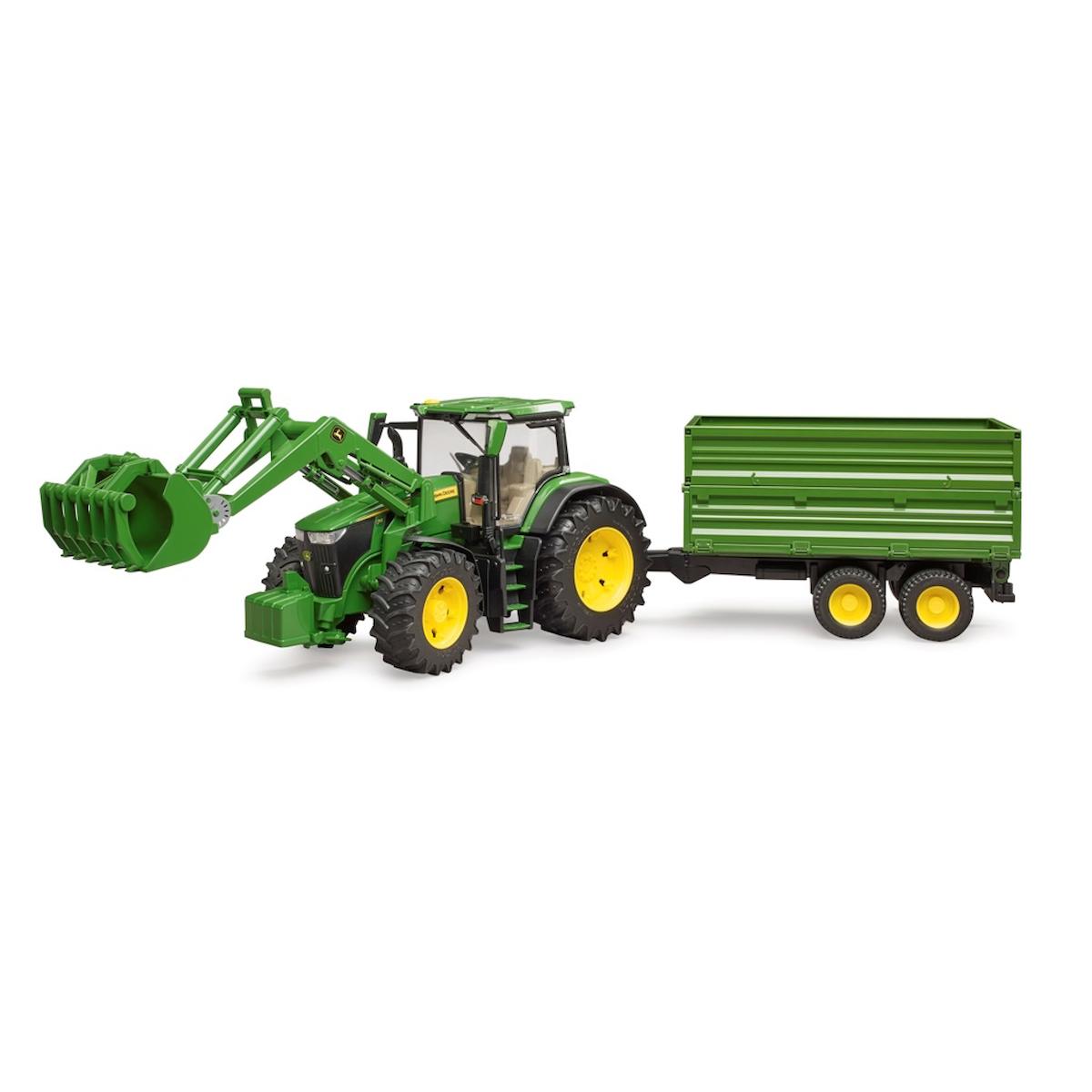 Bruder John Deere 7R 350 Kepçelı Traktör Ve Römork BR03155