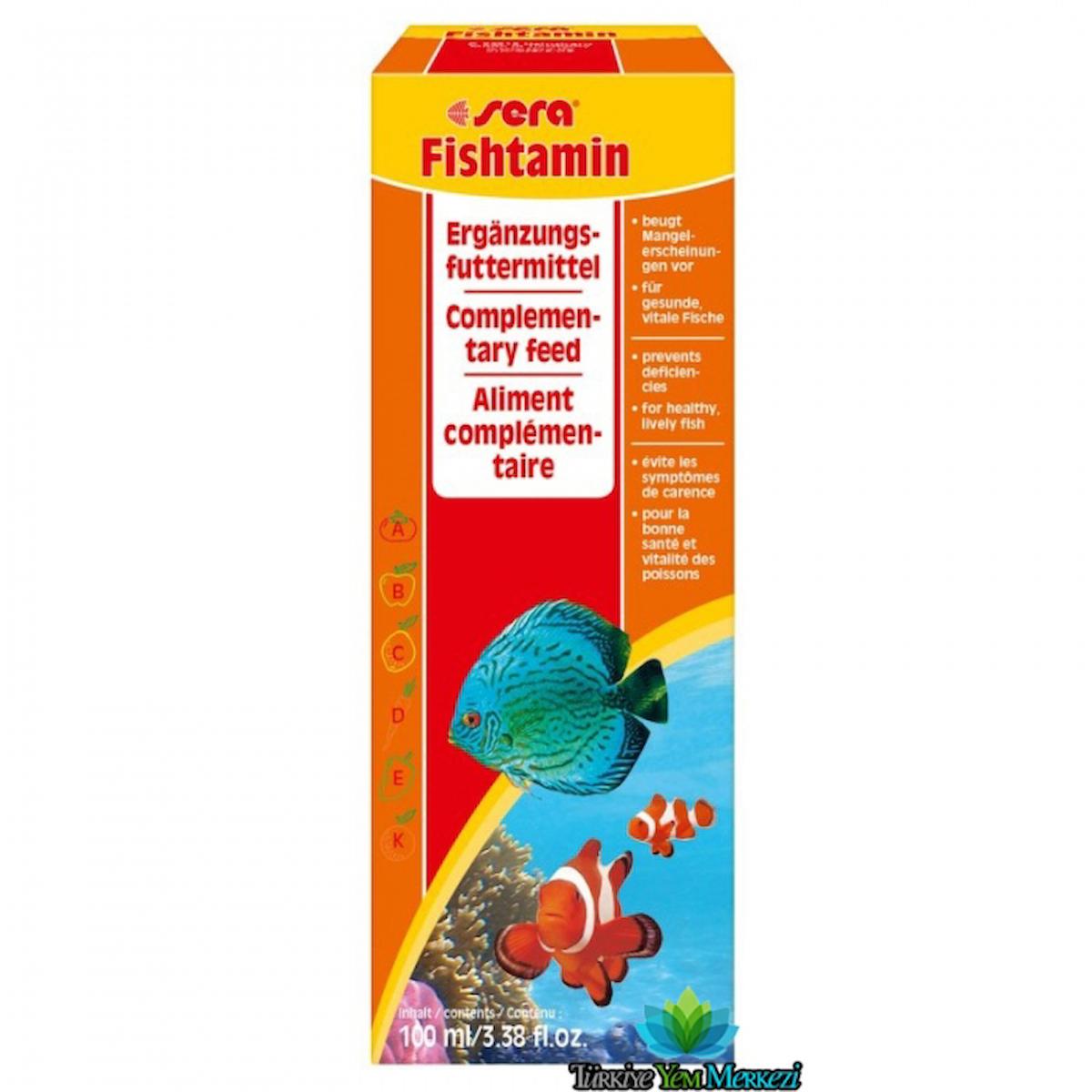 Sera Fishtamin 100 ML Sıvı Balık Vitamini