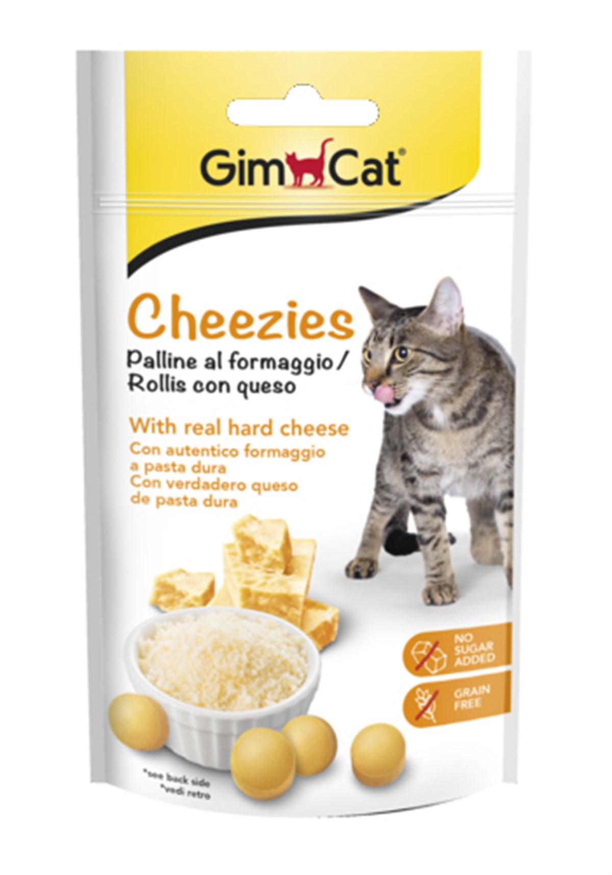 Gimcat Cheezies Peynirli Granül Yetişkin Kedi Ödülü 50 g 