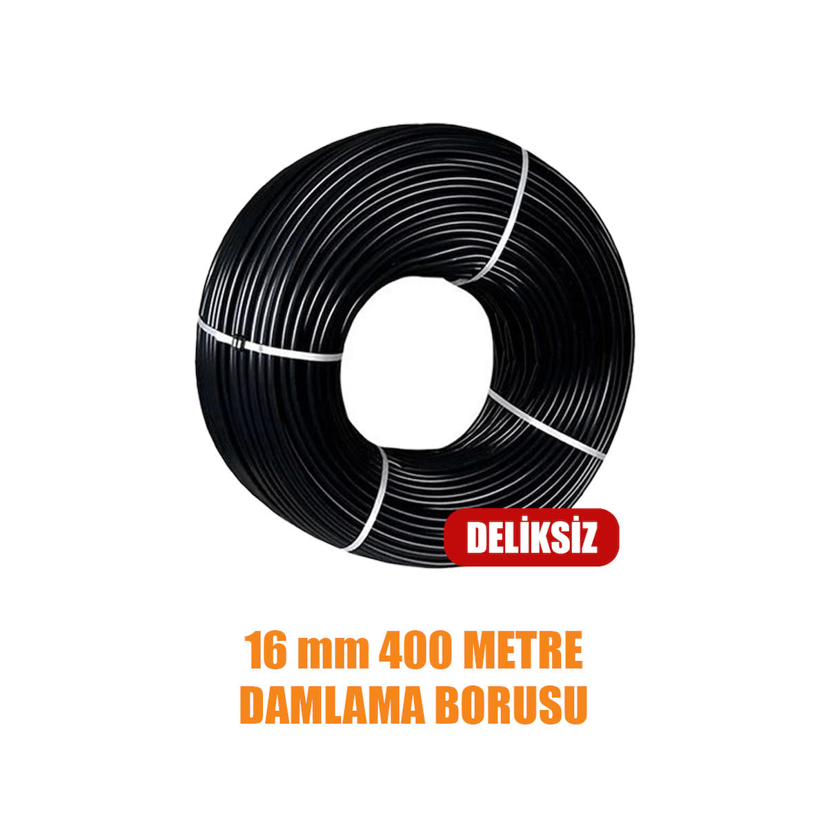 16 MM DAMLAMA BORUSU 400 METRE DELİKSİZ DAMLA SULAMA HORTUMU SULAMA SİSTEMİ