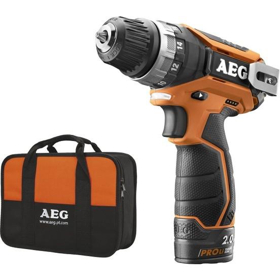 Aeg BS 12 C2 LI Çift Akülü Matkap (Lithium ion 12 V; 2.0 Ah)