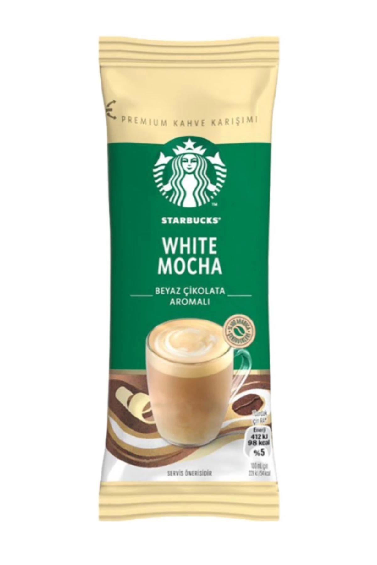 Starbucks White Chocolate Mocha Hazır Kahve 24G (10 Lu x 20 Kutu)