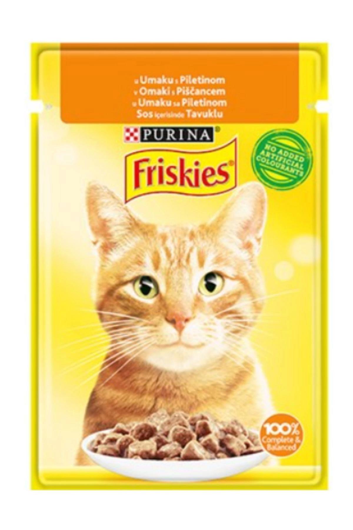 Friskies Tavuklu Yetişkin Yaş Kedi Maması 85 Gr x 26 Adet