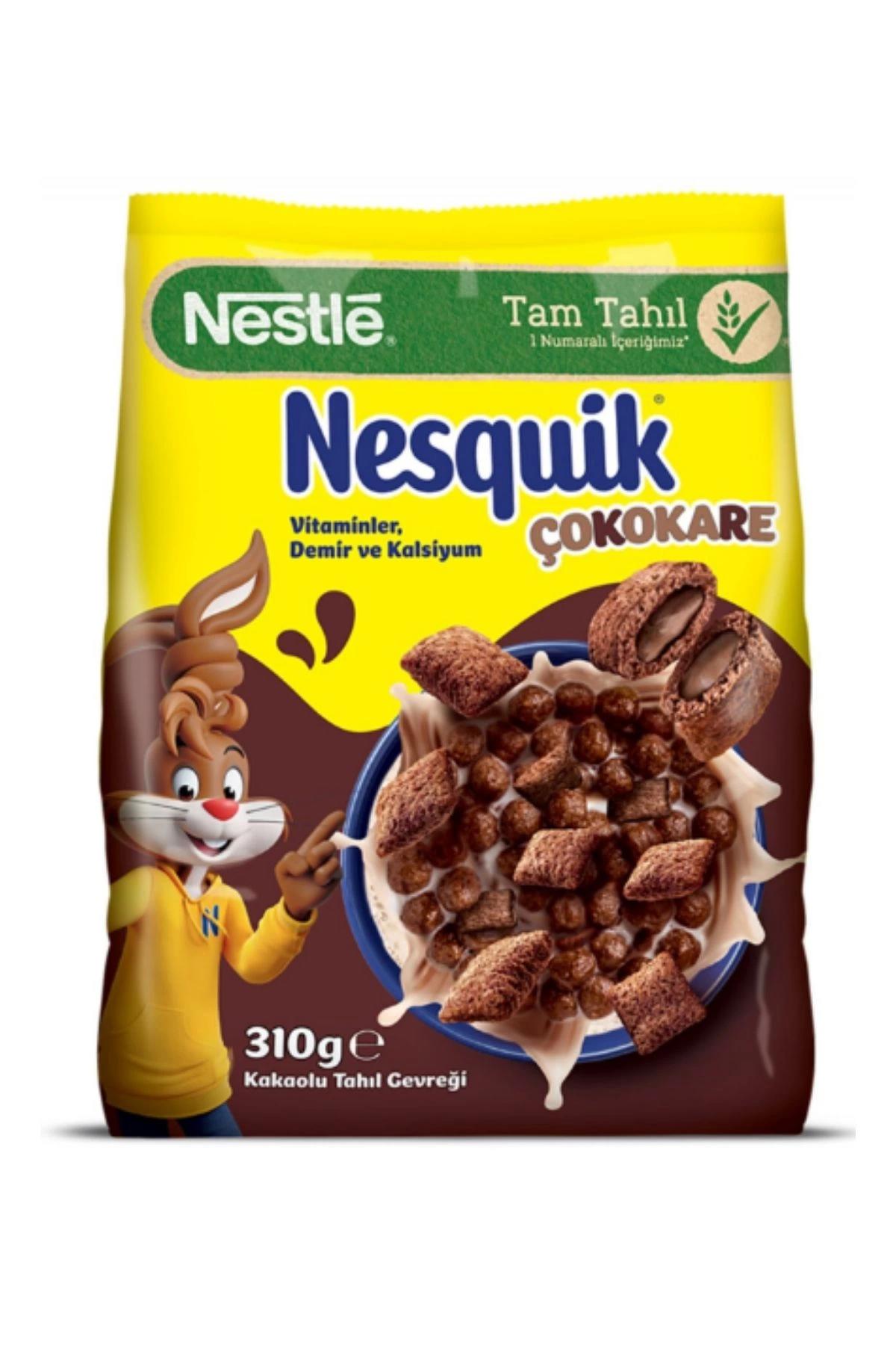 Nesquik Çokokare Kakaolu Tahıl Gevreği 310G