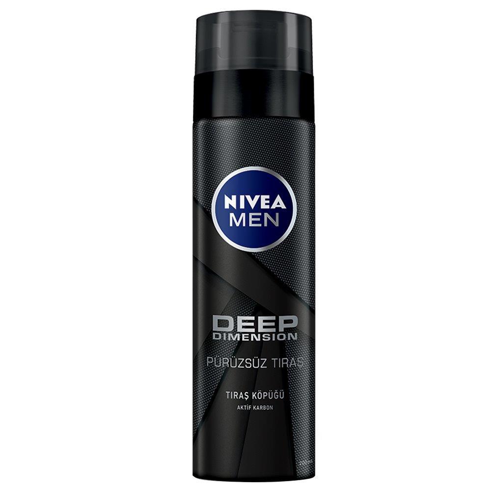 Nivea For Men Tıraş Köpüğü Deep Dimension 200 Ml