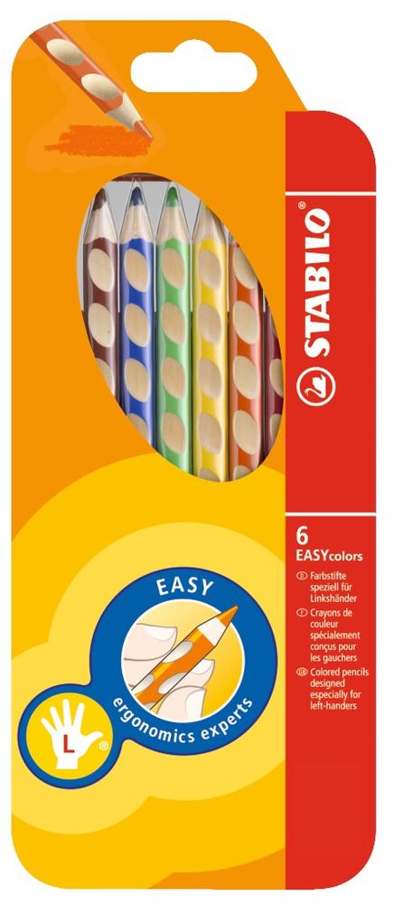 Stabilo Easy Colors Kuru Boya 6 Renk Sol El 3316