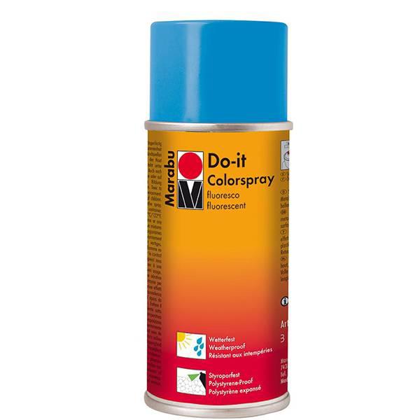 Marabu Do-it Colorspray No:354 Fluorescent Blue