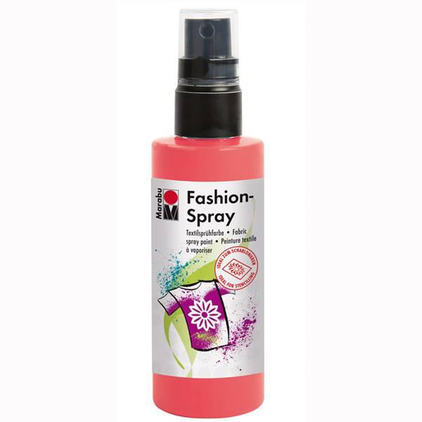 Marabu Fashion Spray 100ml Sprey Kumaş Boyası No: 212 Flamingo