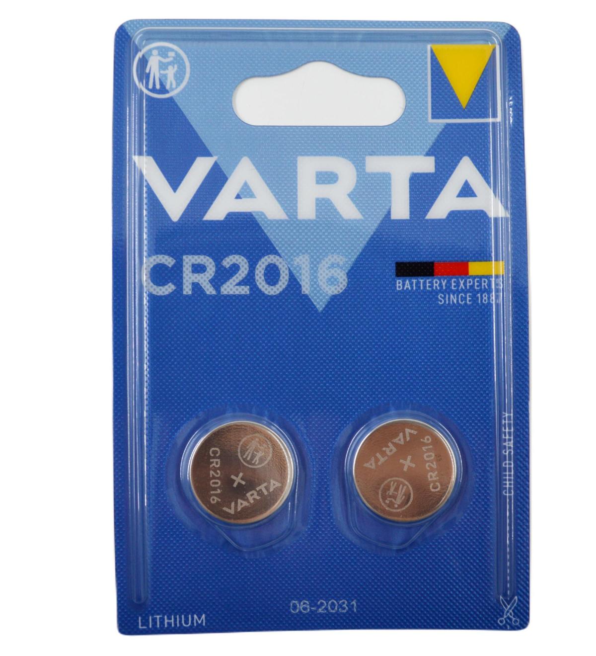 Varta CR2016 Lityum Pil 3V 2 li Blister