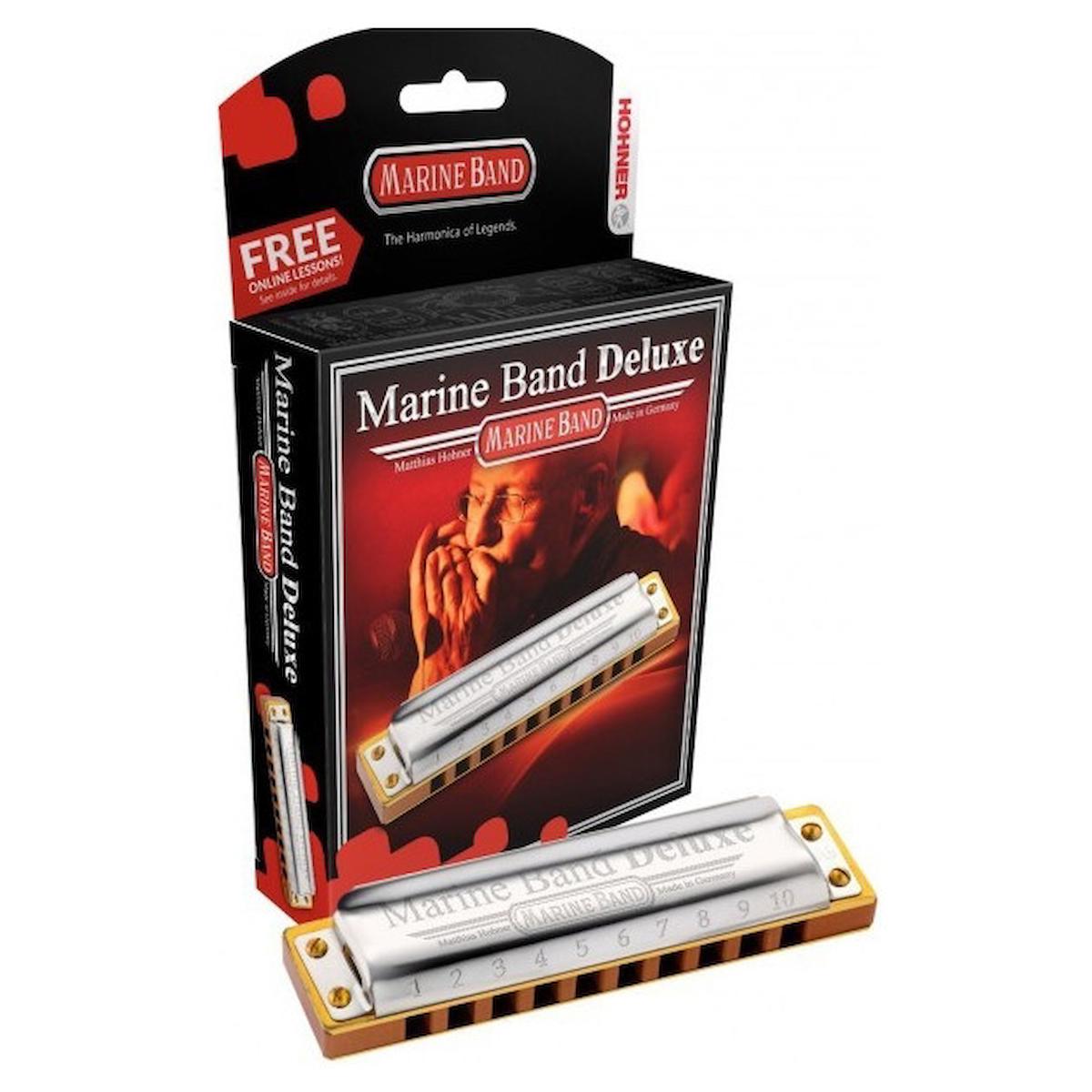 Hohner Marine Band Deluxe Mızıka (Re Bemol Majör)