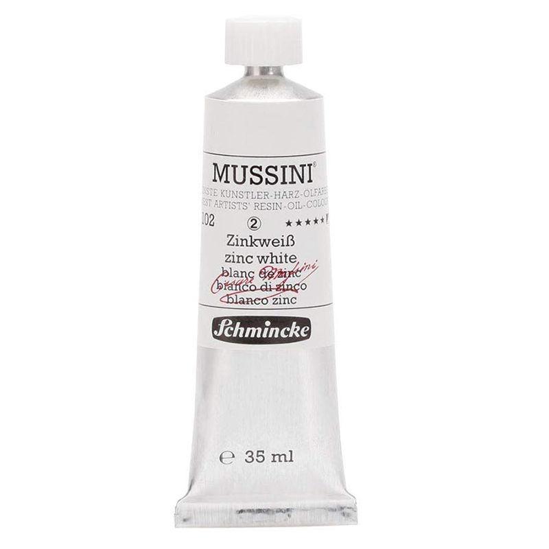 Mussini 35ml Yağlı Boya Seri:2 No:102 Zinc White