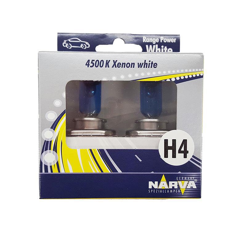 NARVA FAR AMPÜLÜ 12V 60/55W H4 BEYAZ IŞIK 4500K 48680 TAKIM 2 ADET