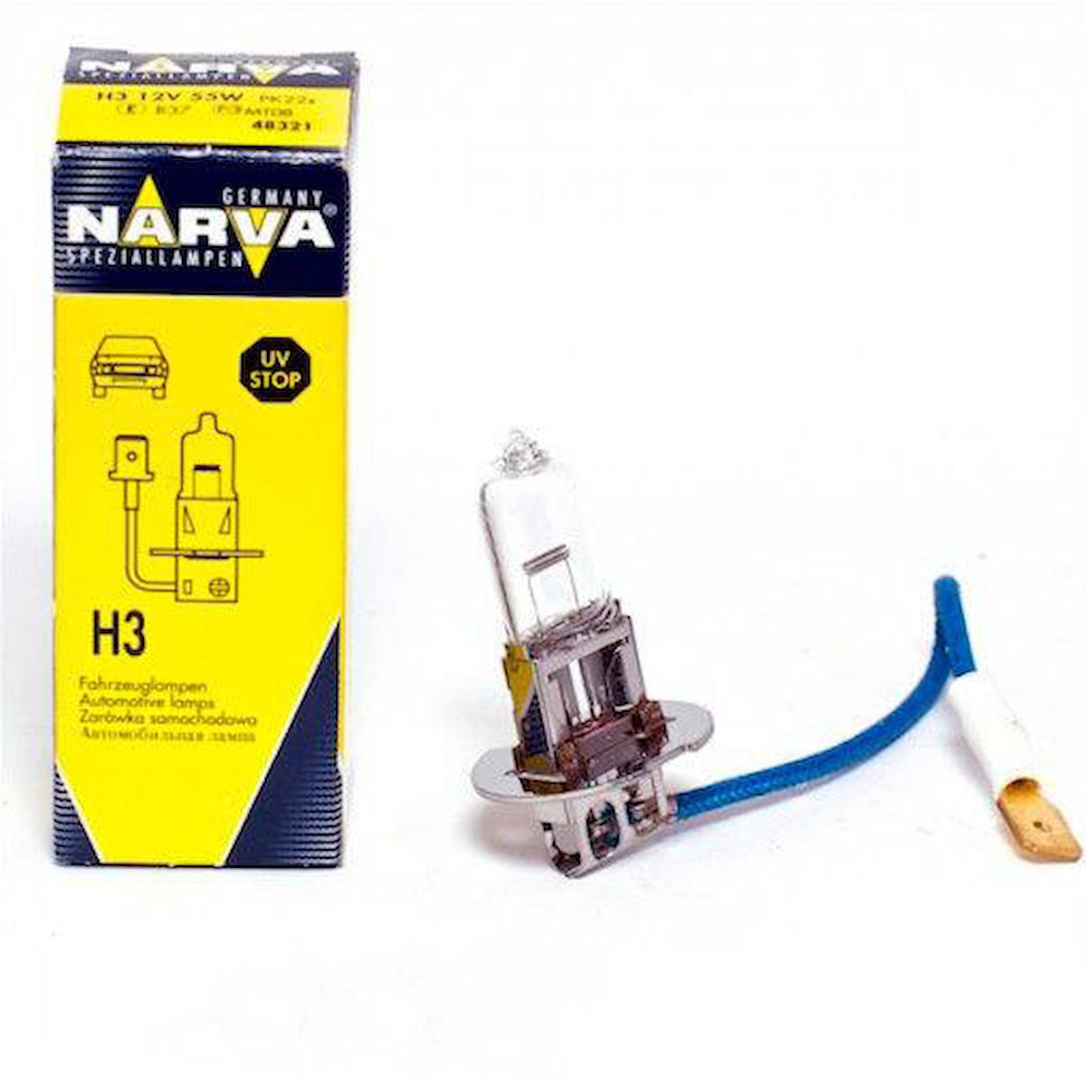 NARVA FAR AMPULÜ H3 12V 55W