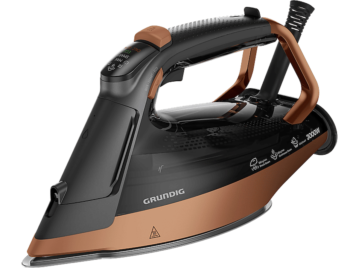GRUNDIG SI 8050 Buharlı Ütü Siyah Kahverengi