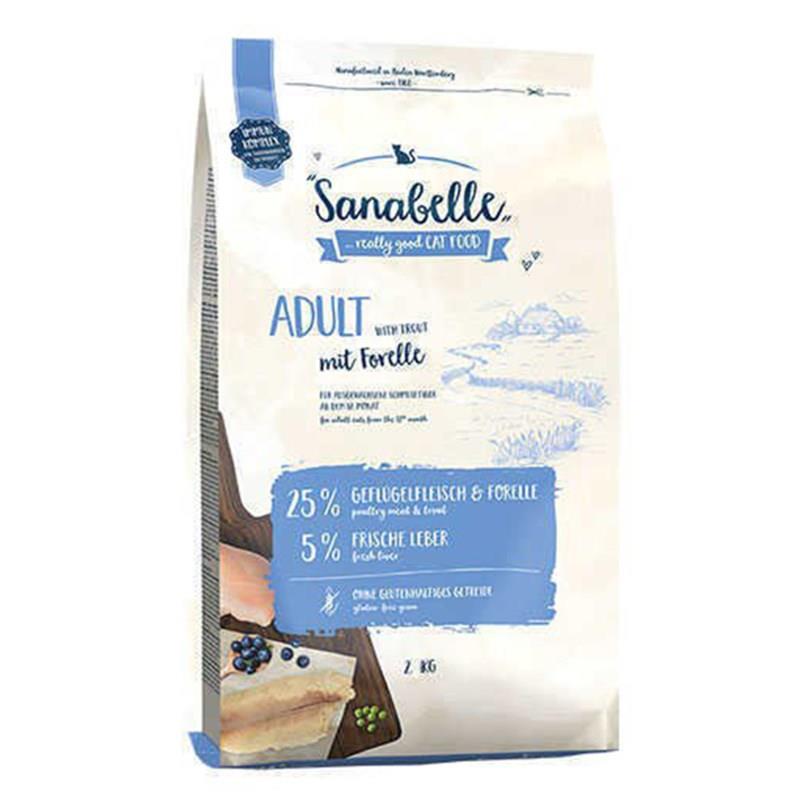 Sanabelle Adult Gulutensiz Alabalıklı Kedi Maması 2 Kg