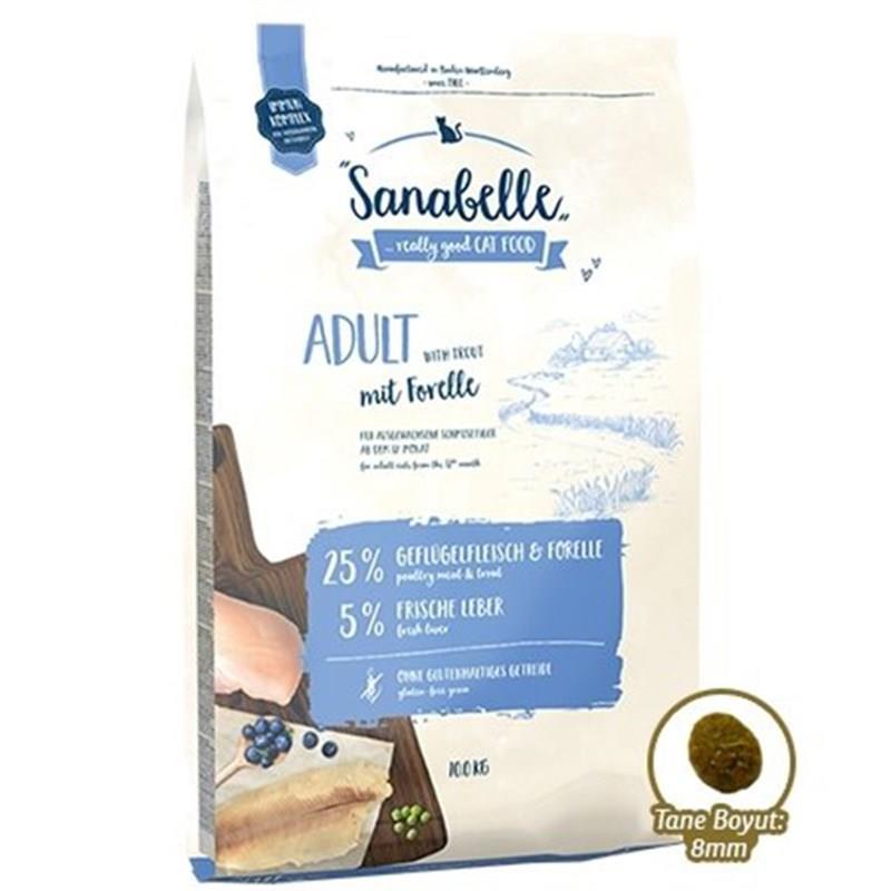 Sanabelle Adult Gulutensiz AlaBalıklı Kedi Maması 10 Kg