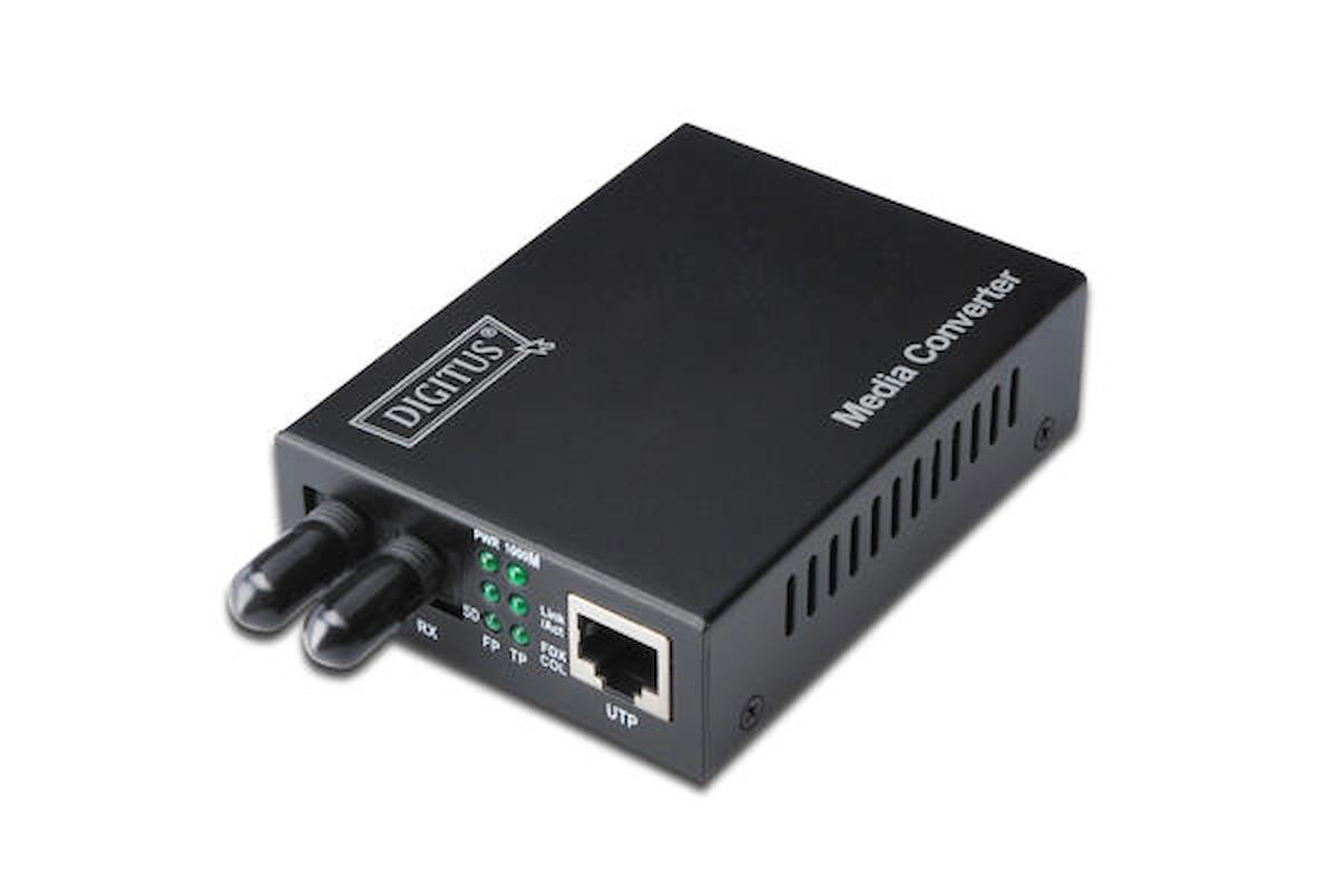 Digitus DN-82010-1 2 Km 10/TX  to 100FX Multimode ST Media Converter