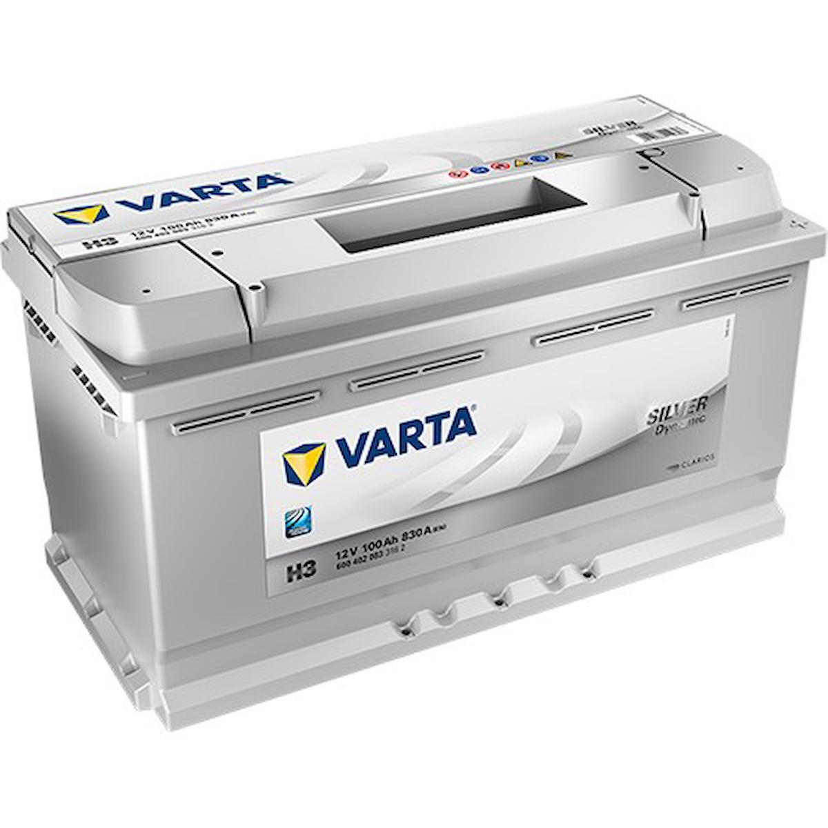 VARTA H3 100AH SILVER DYNAMIC AKÜ