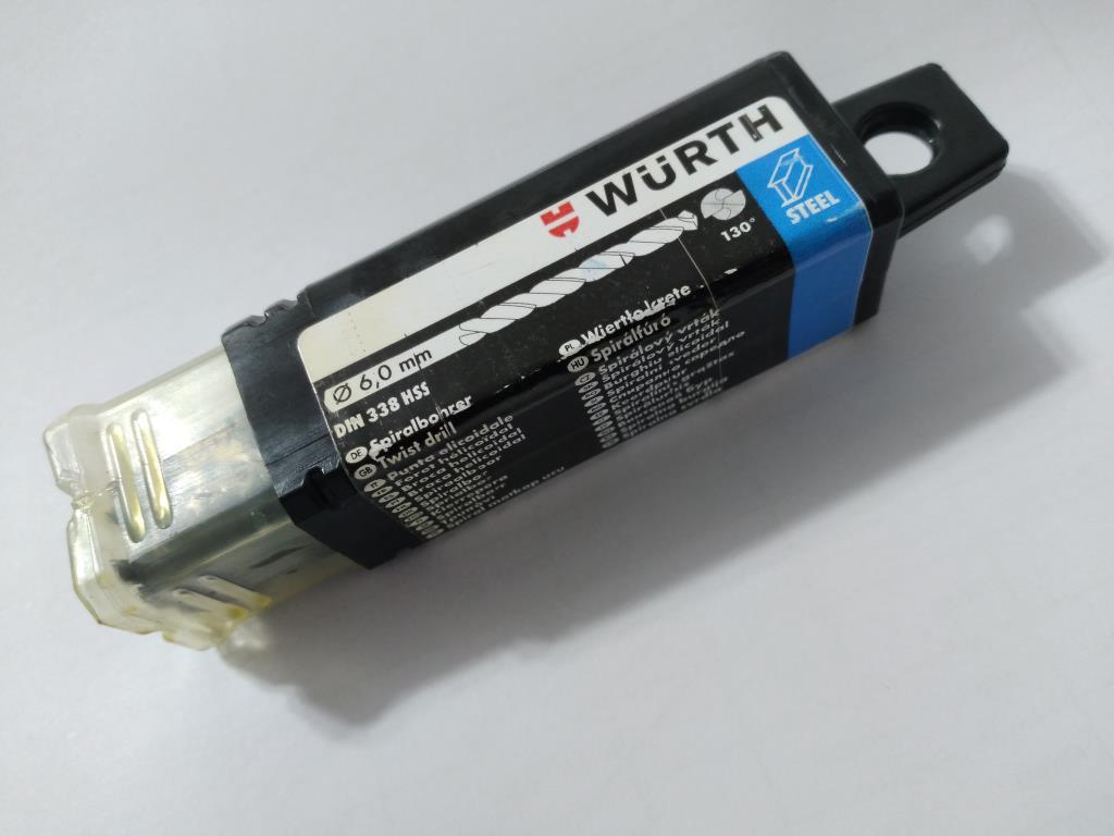 Würth 6mm Çelik Matkap Ucu 10 Adet