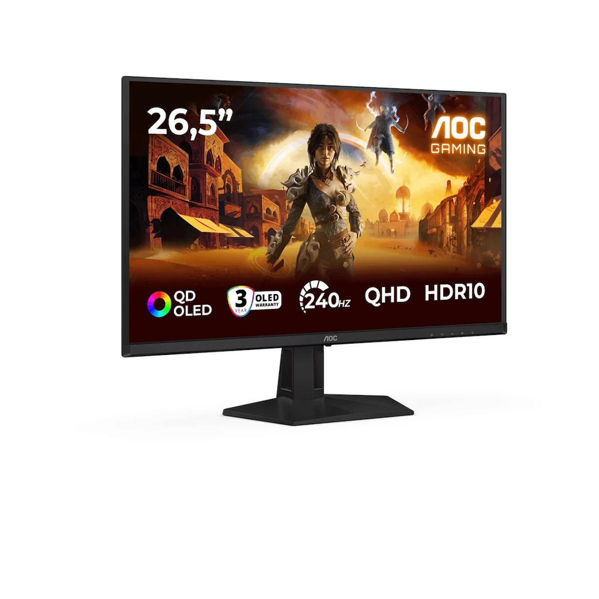 Aoc 26.5″ Q27G41ZDF 0.03ms 240Hz HDMI,DisplayPort G-Sync QD-OLED 2K Gaming Monitör