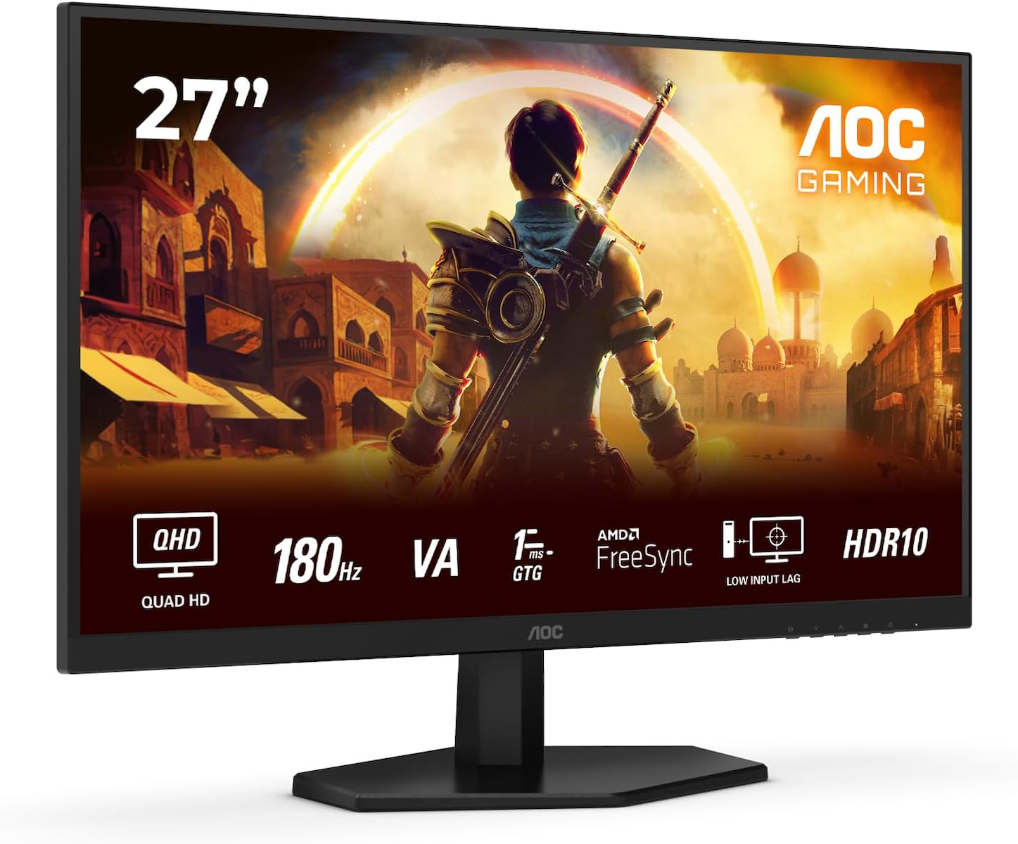 AOC Q27G42XNE 27″ 180Hz 0,5ms FreeSync 2K HDR10 Fast Va Gysnc Oyuncu Monitörü