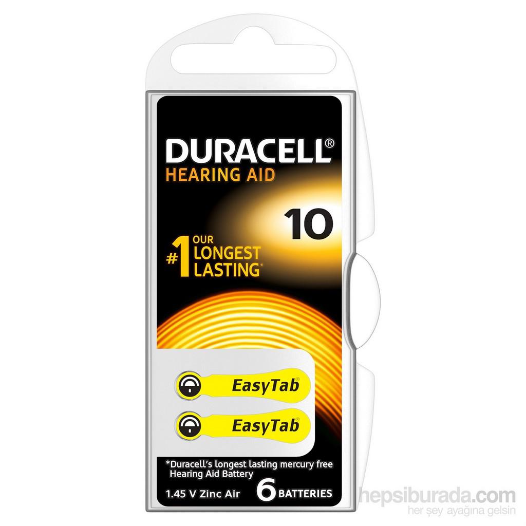 Duracell Activair 10 Kulaklık Pili 6 lı