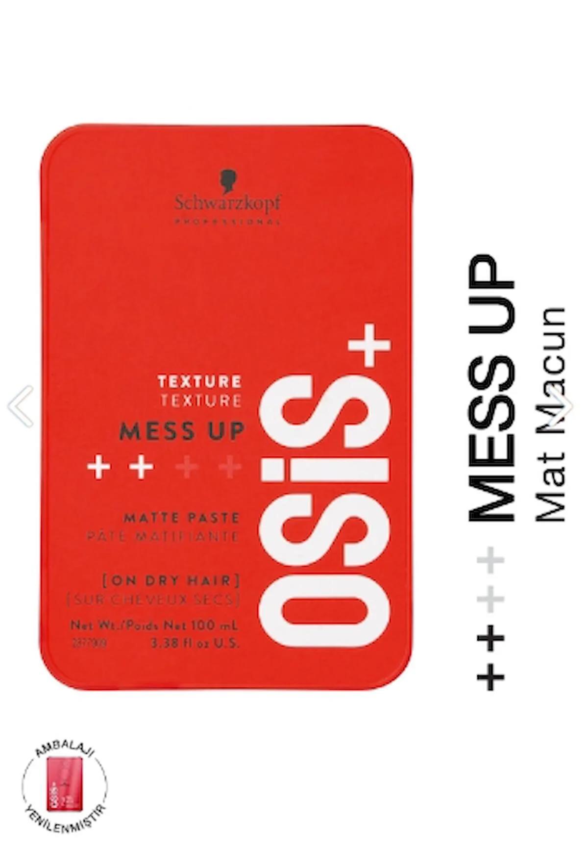 Osis Mess Up Mat Şekillendirici Gum Macun 100ml