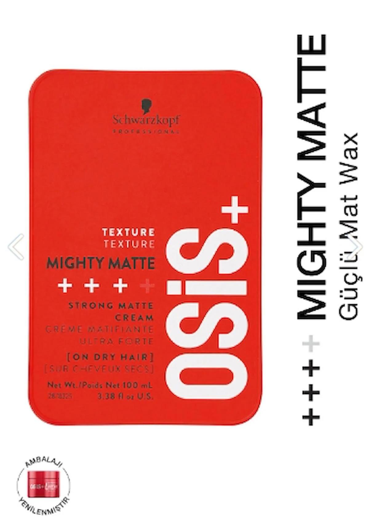 OsisMighty Matte Güçlü Tutucu Mat Wax 100ml