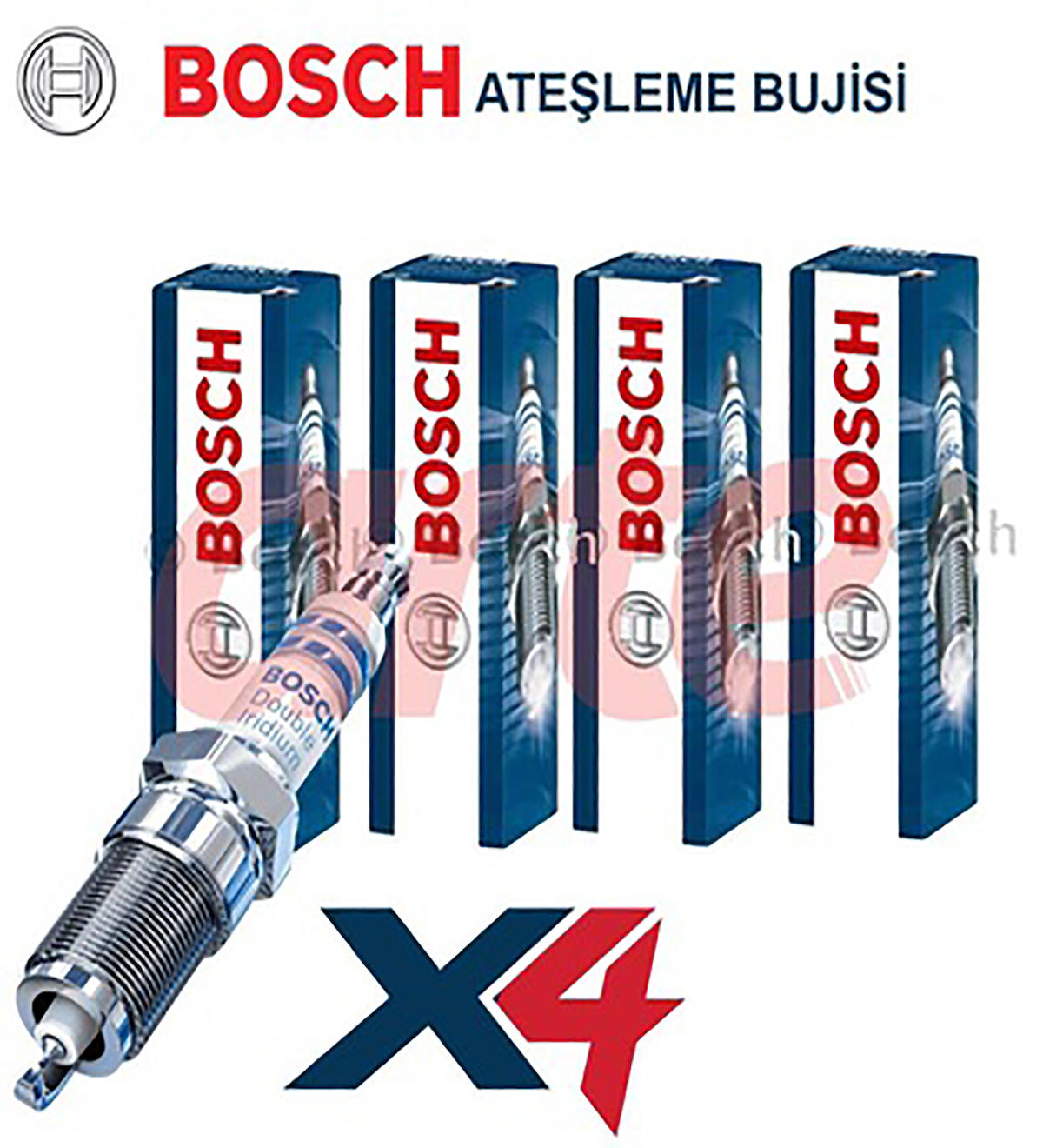 Bosch LPG İridyum Buji Takımı RENAULT MEGANE 2 1.6 LPG