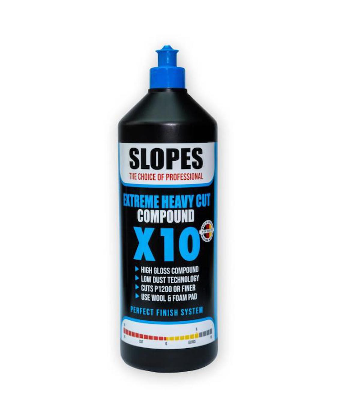 Slopes X10 Agresif Çizik Çıkarıcı Pasta 1lt