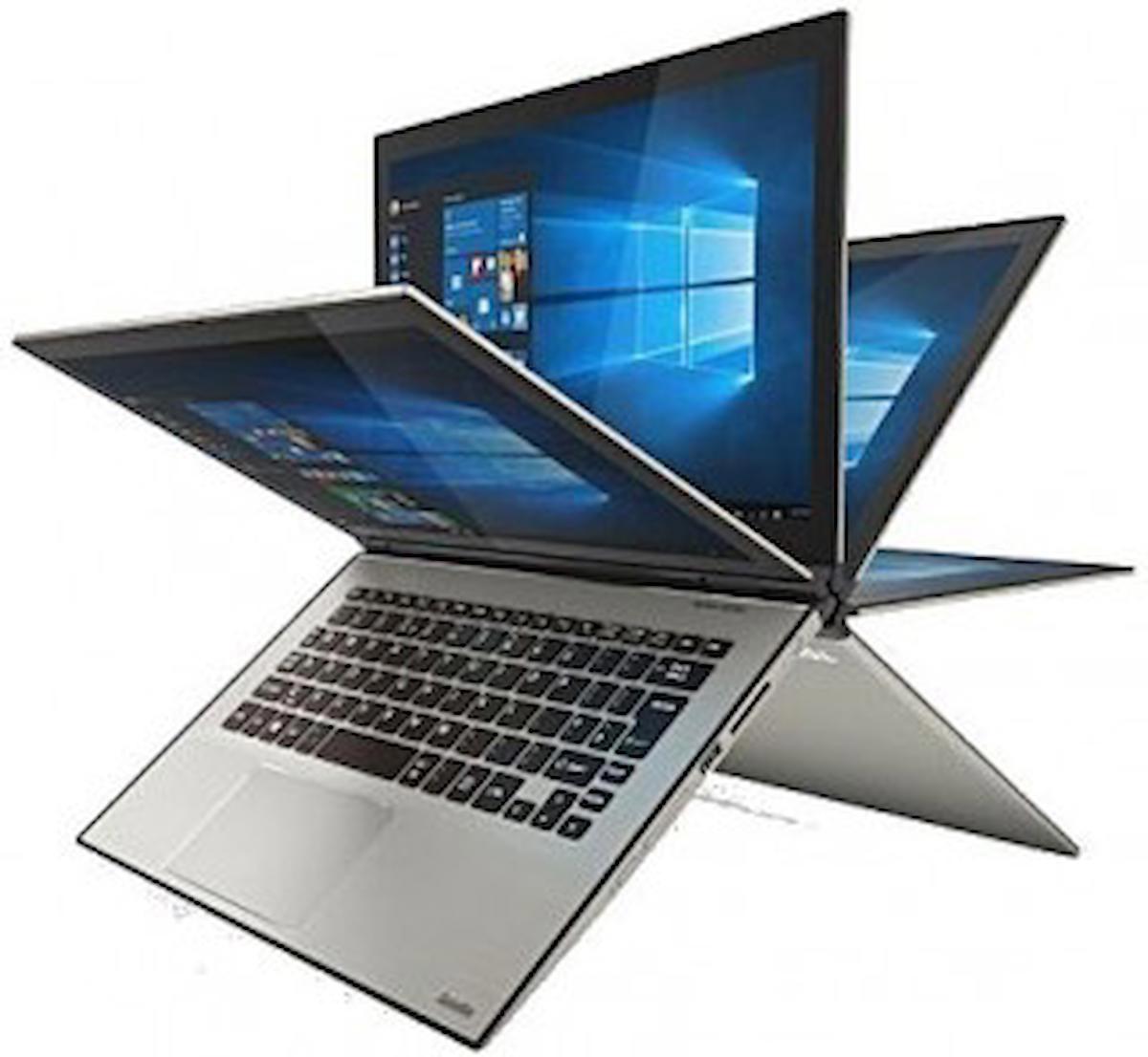 TOSHIBA Satellite Radius 12 P20W-C-10C, i7 8GB, 256GB SSD, 12.5", IPS, 4K, Dokunmatik, Win10 Home