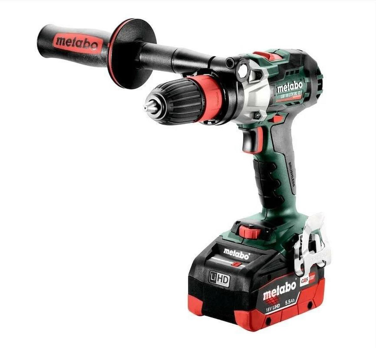 Metabo GB18LTXBLQI-5.5LI Sarjlı Matkap ve Klavuz Cekme 5.5Ah