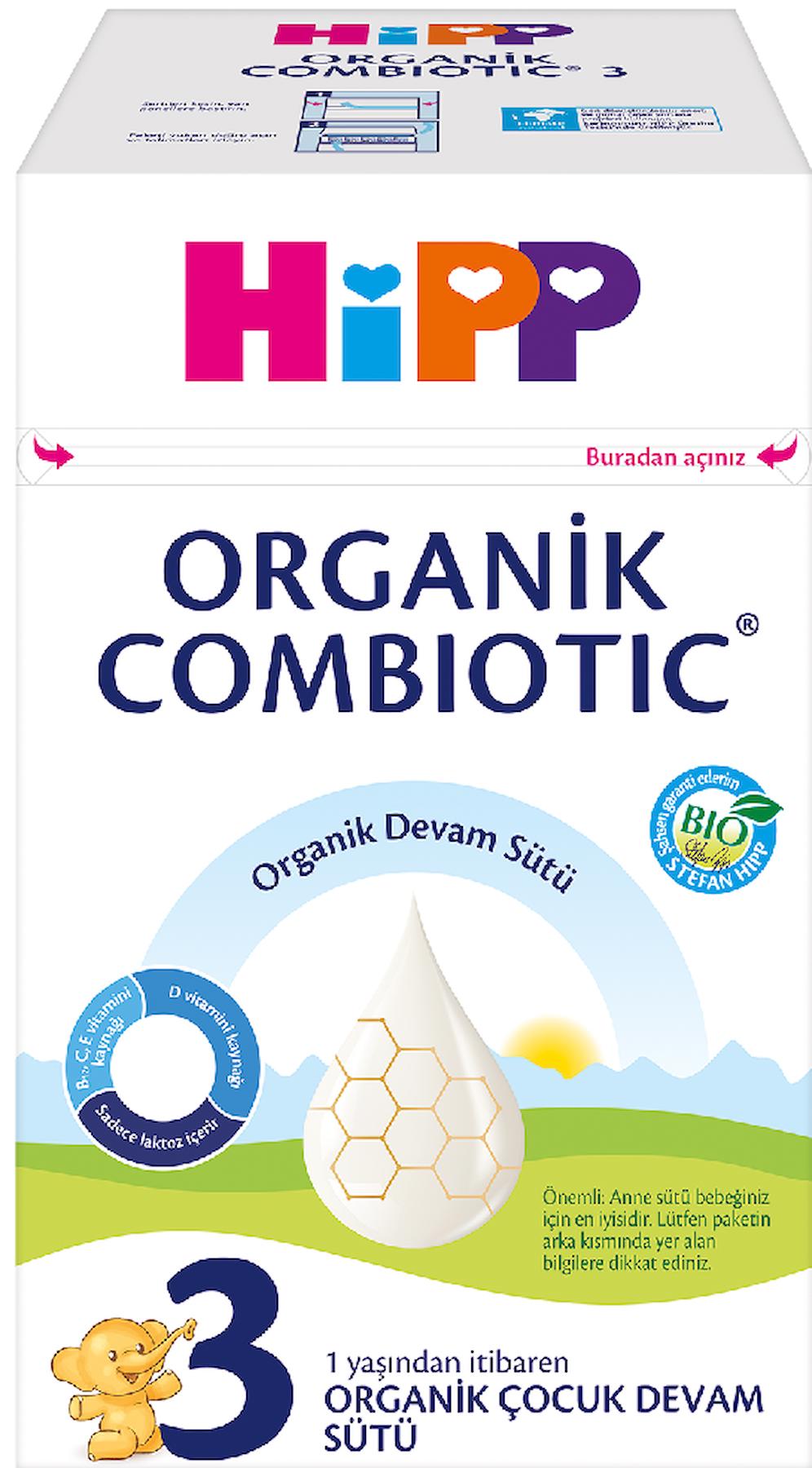 Hipp 3 Combiotic Organik Devam Sütü 600 gr