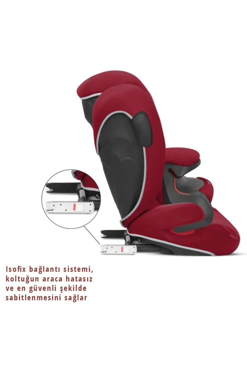 Pallas B2 Fix+ Lux (steel grey) (Adac ödüllü isofixli bebek oto koltuğu 9-36 kg)
