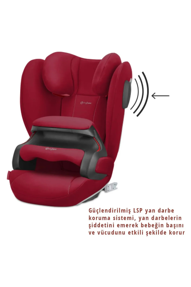 Pallas B2 Fix+ Lux (steel grey) (Adac ödüllü isofixli bebek oto koltuğu 9-36 kg)
