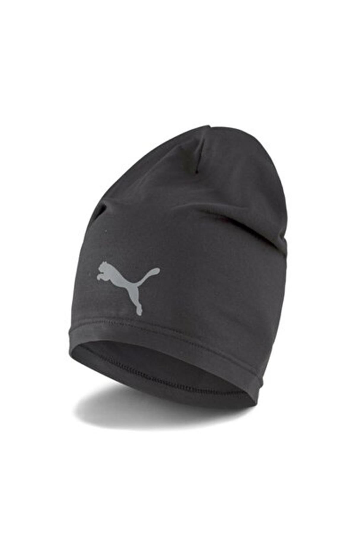 Slouchy Cuffles Running Beanie Puma Blac