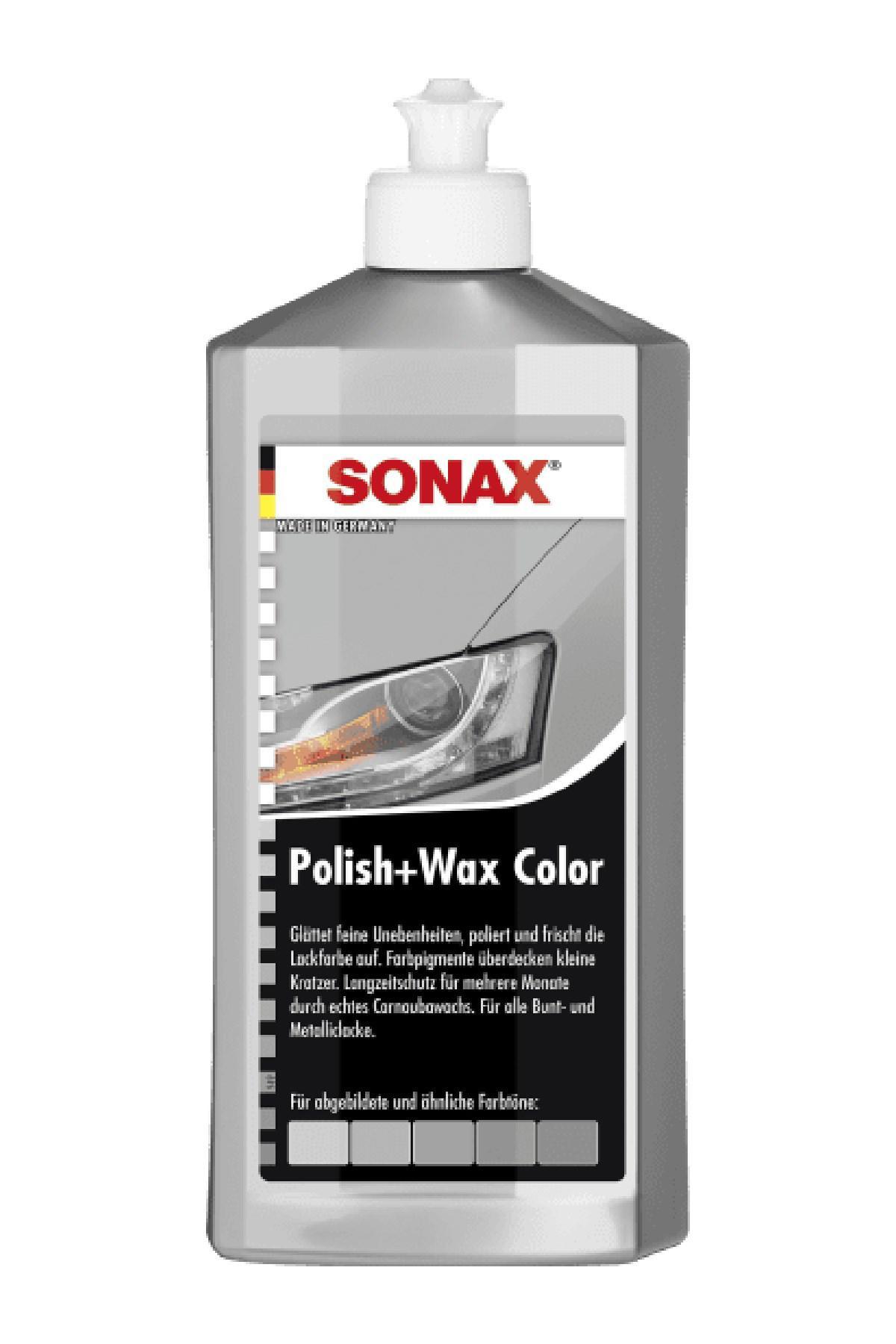 Sonax Renkli Nano Parlatıcı ve Koruyucu Cila Gri 250 ml