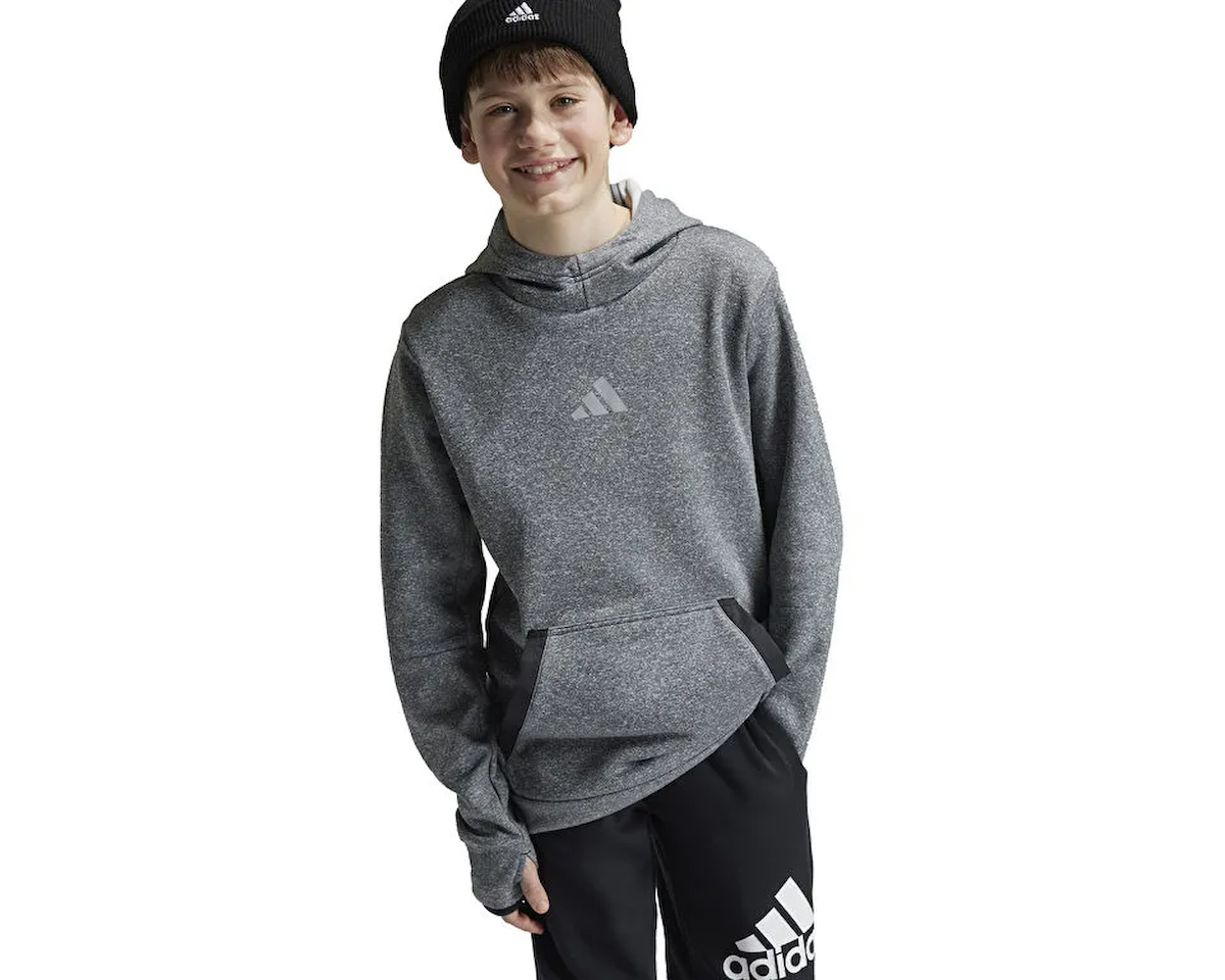 adidas J Pfl Hd Çocuk Polar Sweatshirts IV9493 Gri