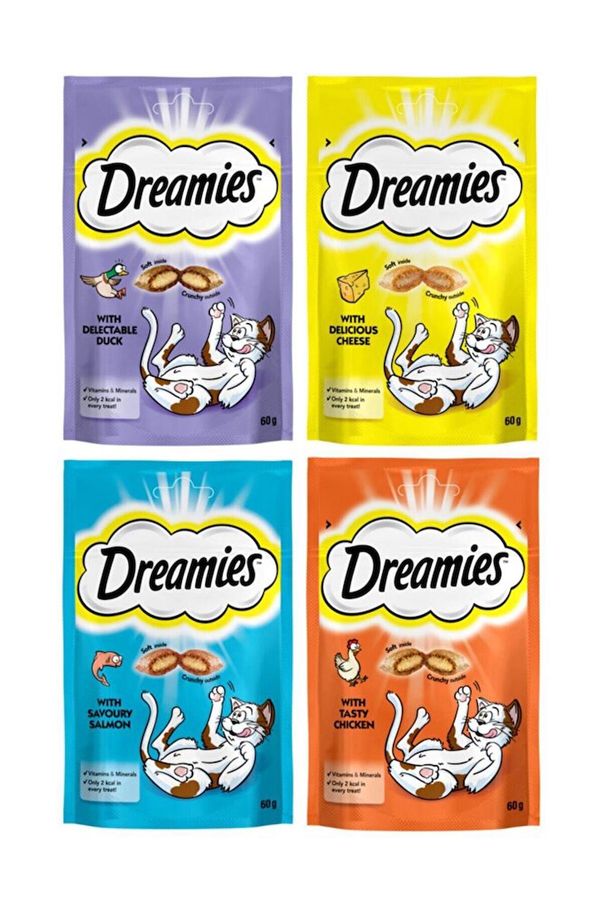 Pedigree Dreamies 12 Paket Süper Karışık Kedi Ödülü