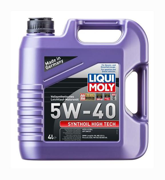 Liqui Moly Synthoil High Tech 5W-40 Motor Yağı 4 litre (Üretim Yılı - 2023) 