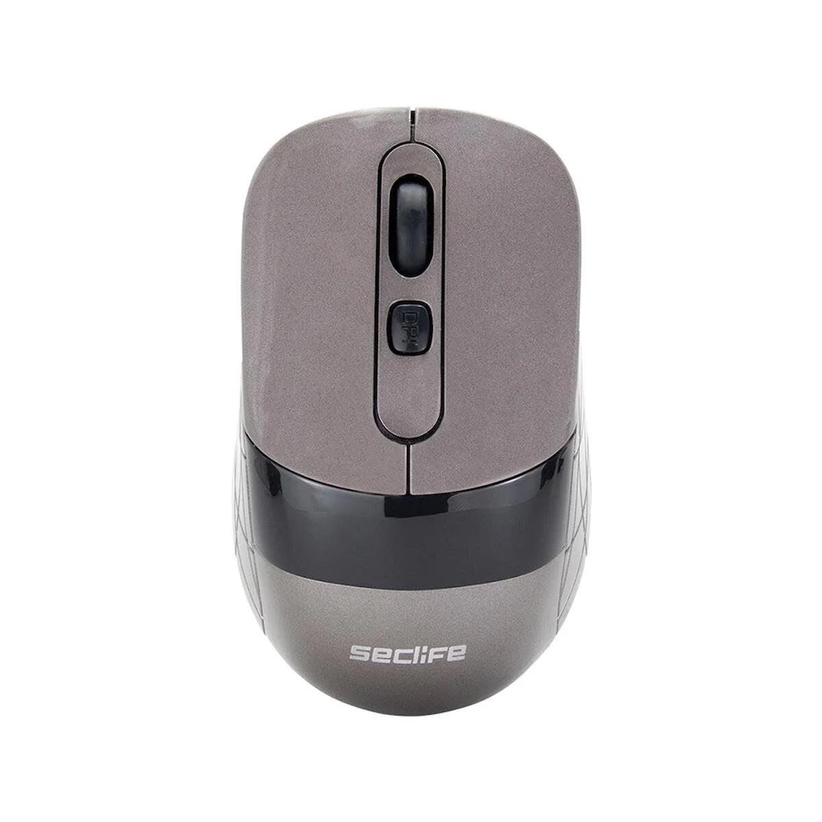 Seclife SLM-2025 M3 Usb Brown Black 2.4Ghz Optik Kablosuz Mouse