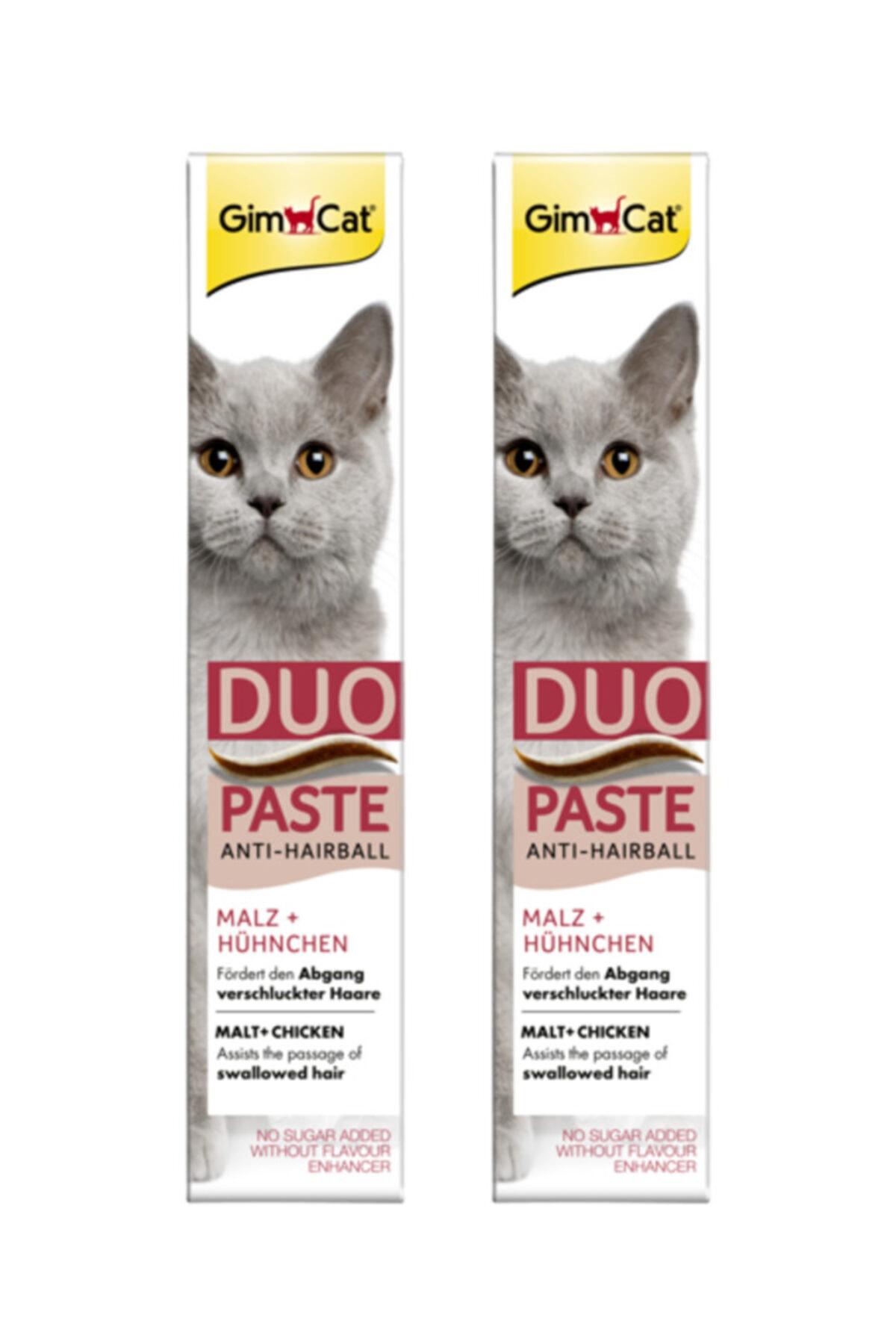 Gimcat Duo Paste Anti Hairball Tavuklu Malt Kedi Macunu 50 gr x 2 Adet