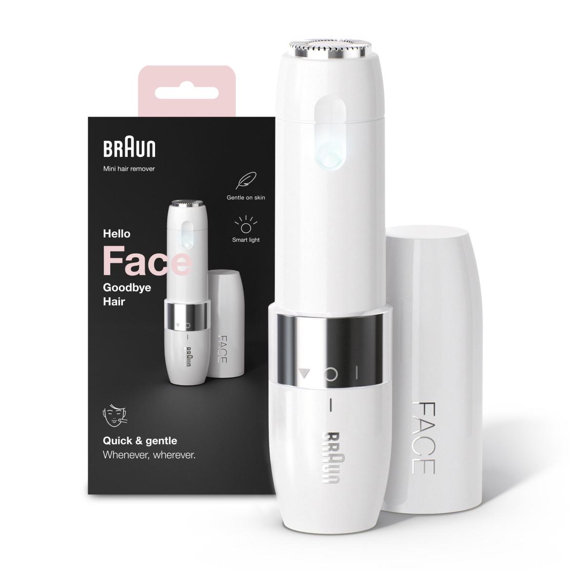 Braun FS1000 Smartlight Kablosuz Islak/Kuru Işıklı Hassas Ciltler İçin Yüz Bölgesi Şarjlı Epilatör