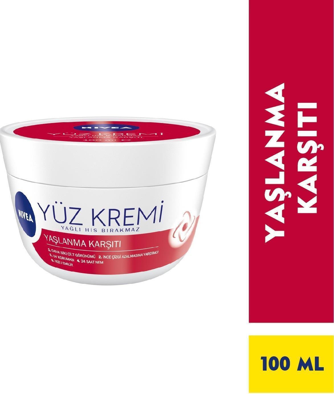 Nivea Yaşlanma Karşıtı Yüz Kremi 100 Ml